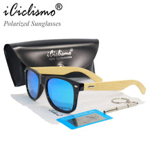 Load image into Gallery viewer, Brand High Quality Bamboo Men Sunglasses