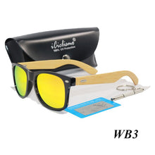 Load image into Gallery viewer, Brand High Quality Bamboo Men Sunglasses