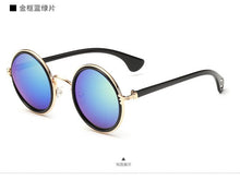 Load image into Gallery viewer, Mirror Lens Steampunk Men Sunglasses