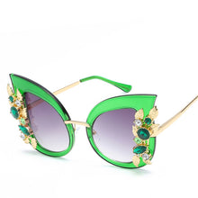 Load image into Gallery viewer, Cat Eye Luxury Women Sunglasses