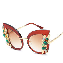 Load image into Gallery viewer, Cat Eye Luxury Women Sunglasses