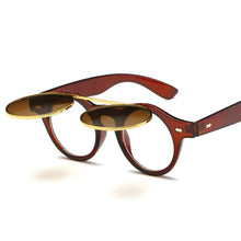 Load image into Gallery viewer, Hot New Vintage Round Metal Steampunk Sunglasses