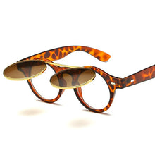 Load image into Gallery viewer, Hot New Vintage Round Metal Steampunk Sunglasses