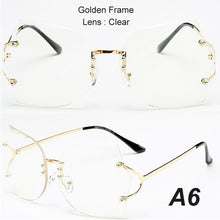 Load image into Gallery viewer, Rimless Gradient Top Quality Women Sunglasses