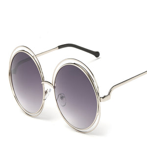 Women Oversize Sunglasses Vintage Luxury Rhinestone Glasses